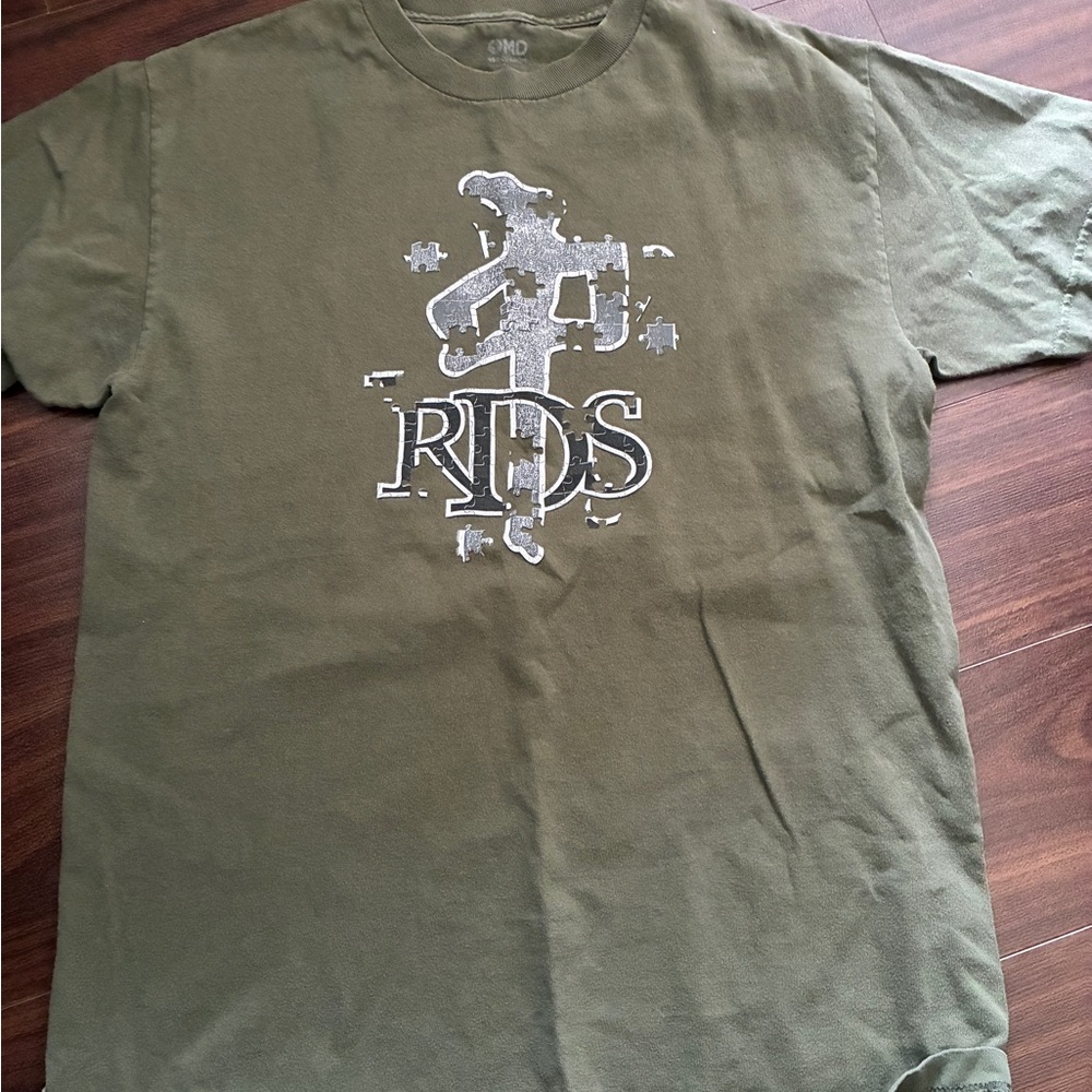 Olive Short Sleeve Graphic Tee